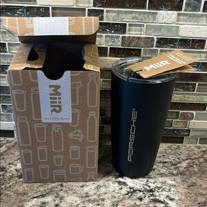 Porsche Black 16 oz Tumbler by MiiR